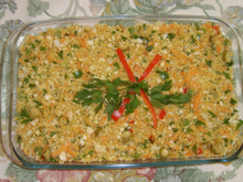 Farofa fria para churrasco