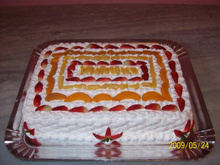 Bolo de salada de frutas