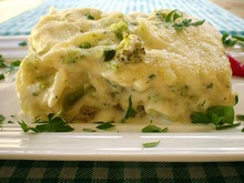 Lasanha de brócolis