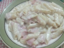 Macarrão ao molho branco especial