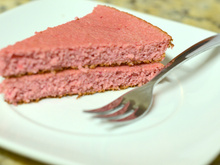 Receita de bolo low carb de morango