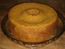 Bolo de laranja com cascas e com aveia