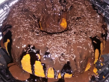 Bolo de cenoura delícia