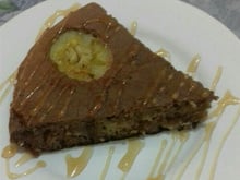 Bolo de banana de frigideira