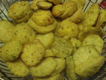 Jiló empanado (sem sabor amargo)
