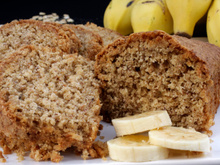 Bolo de banana e ameixa diet