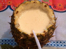Batida para tomar no abacaxi