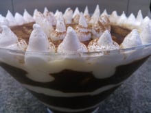Creme mesclado tipo pavê