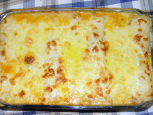 Lasanha de bacalhau