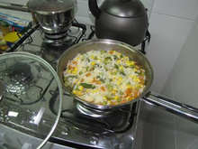 Arroz com tudo dentro