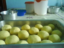 Falso pão de queijo (sem leite e sem queijo)