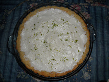 Torta de limão com chantilly