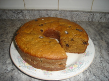 Bolo de aveia com especiarias