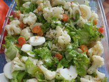 Salada de couve-flor na panela de pressão