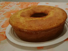 Bolo de fubá fofinho