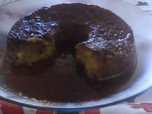 Pudim de passas e/ou  frutas cristalizadas