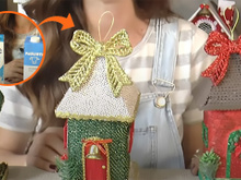 Transforme caixas de leite em lindas lembrancinhas de Natal para amigos e família: passo a passo fácil