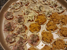 Massa mini pizza