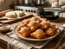 Nem sonho, nem bolinho de chuva: a receita favorita do caderno da vovó é essa massinha frita polvilhada com açúcar e canela