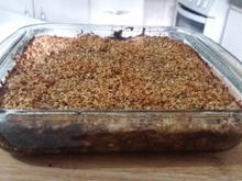 Torta de banana e castanha de caju