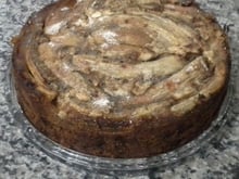 Torta de banana com chocolate
