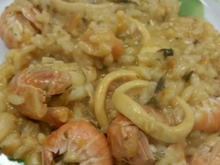 Risoto de lagostim com limão siciliano