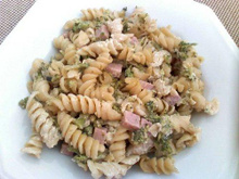 Macarrão com brócolis da Van