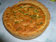 Quiche de frango (super leve e saboroso )