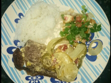 Bife ao forno com maionese