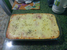 Torta de batata com brócolis