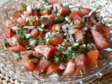 Vinagrete para churrasco
