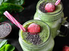 Para que serve a vitamina de morango com espinafre? Aprenda a fazer essa bebida deliciosa