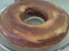 Bolo de mandioca crua
