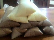 Geladinho de coco, creme de avelã e ovomaltine
