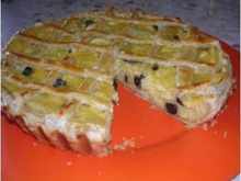 Torta de maçã e laranja