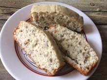 Pão sen glúten com semente de girassol, chia e linhaça