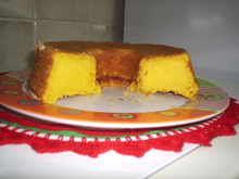 Bolo pamonha cremosa