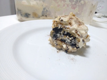 Pavê de banana com negresco