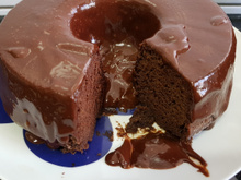 Bolo de cacau mascavo