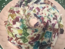 Gelatina colorida simples