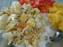 Moqueca baiana de ovos