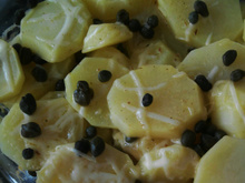 Batata no forno com alcaparras