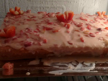 Bolo pantera cor-de-rosa