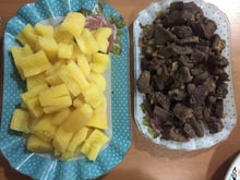 Carne-de-sol com mandioca
