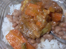 Carne de panela com batata sem água