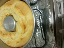 Bolo de goma com queijo fofinho
