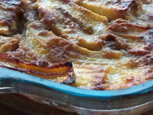 Torta seca de banana e amêndoas