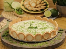 Torta de limão com chocolate branco