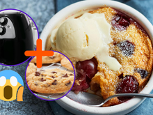 Cookie na airfryer pronto em menos de 15 minutos é o lanche perfeito para a família toda