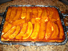Bolo de banana caramelada